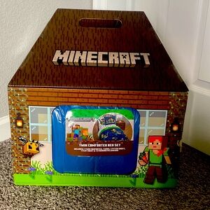 Minecraft twin comforter bed set *NEW*